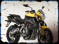bn 600 r  A4 Photo Print Motorbike Vintage Aged