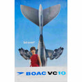 boac vc 10 1966 2 Advert A4 Photo Print