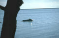 boat lake ontario Vintage A4 Photo Print