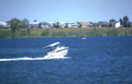 boating speedboat lake 1 Vintage A4 Photo Print