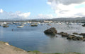 boats harbor california Vintage A4 Photo Print
