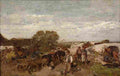 bochmann gregor von cattle market Art A4 Photo Print