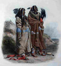 bodmer Mandan Indians Art A4 Photo Print