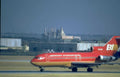 boeing 727 dfw Vintage A4 Photo Print