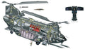 boeing MH 47G cutaway A4 Photo Print