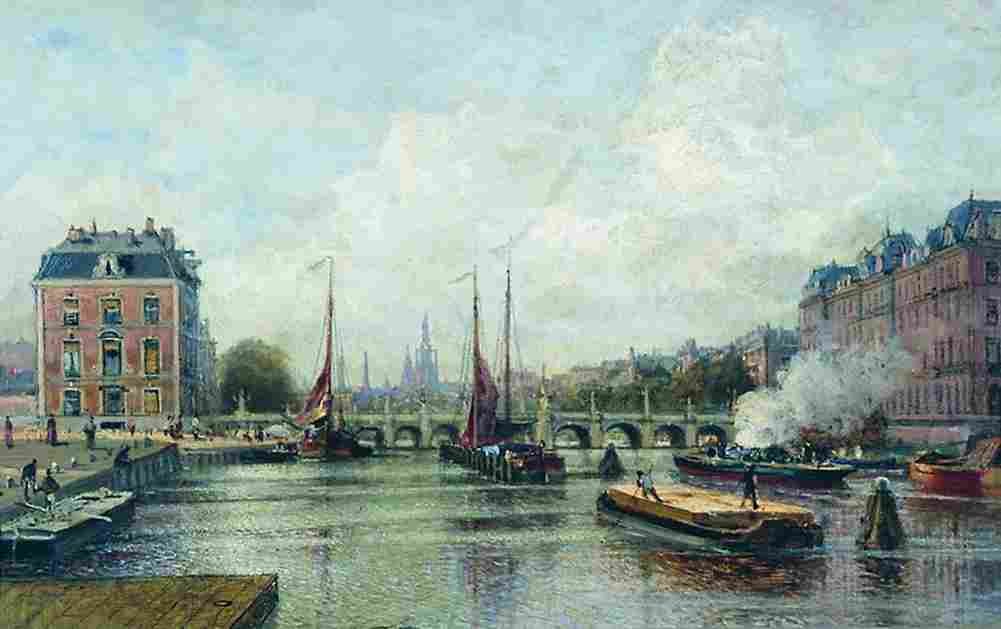 bogolyubov amsterdam Art A4 Photo Print