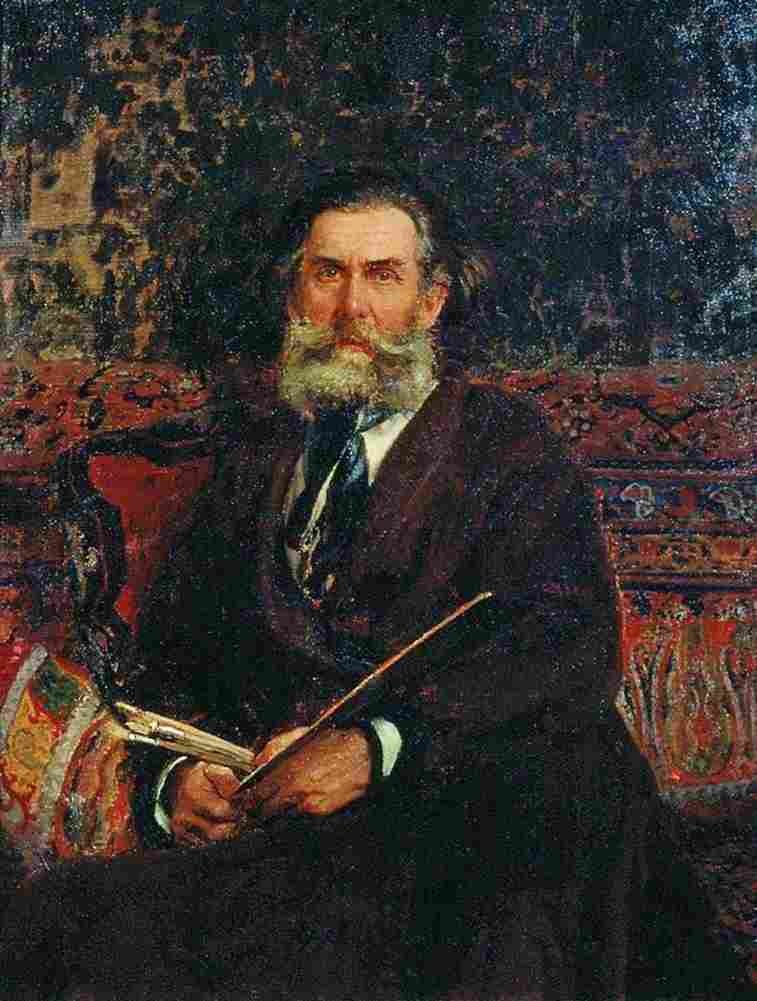 bogolyubov the artist by ilya repin Art A4 Photo Print