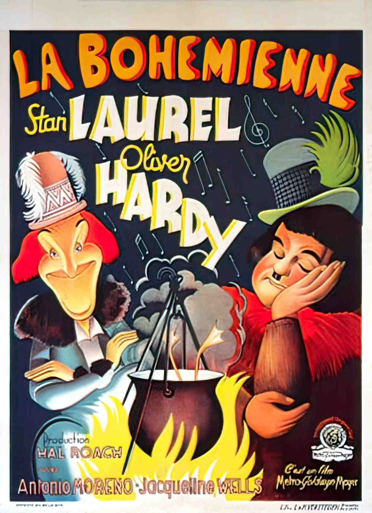 bohemienne la belge Advert A4 Photo Print