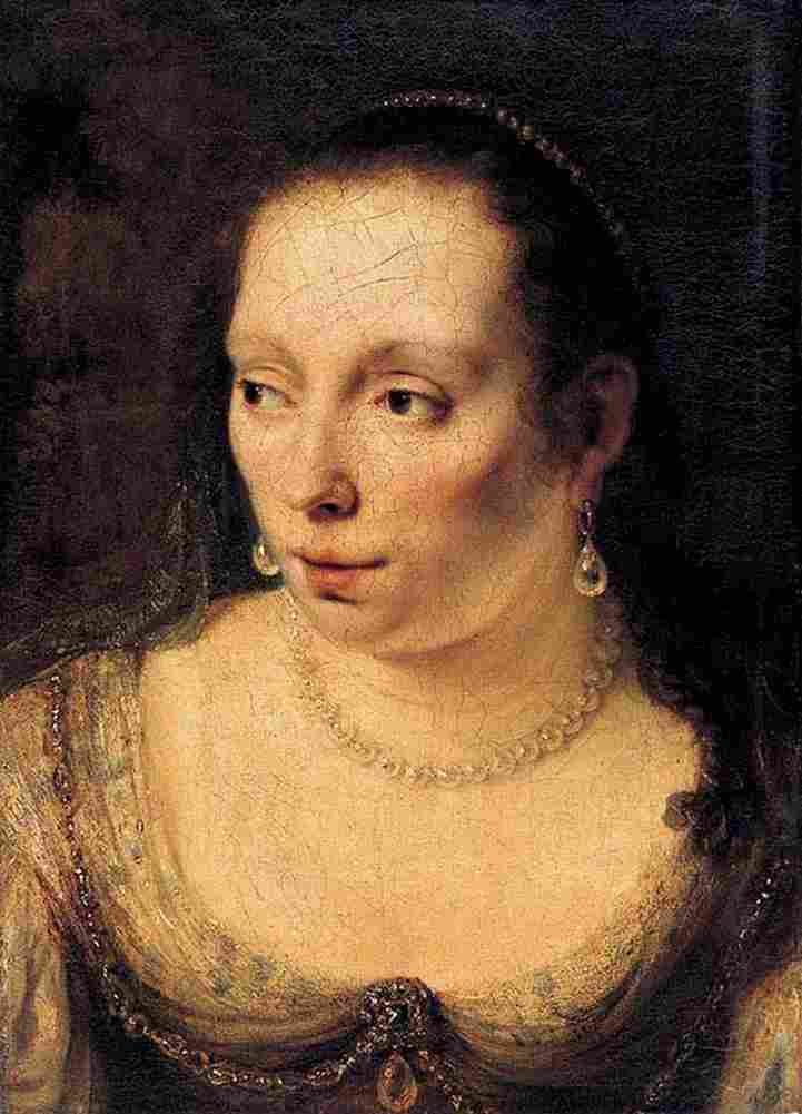 bol Portrait of a Lady Art A4 Photo Print