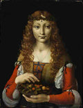 boltraffio girl with cherries Art A4 Photo Print