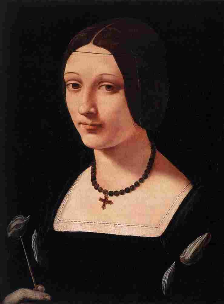 boltraffio portrait of a lady as st lucy Art A4 Photo Print