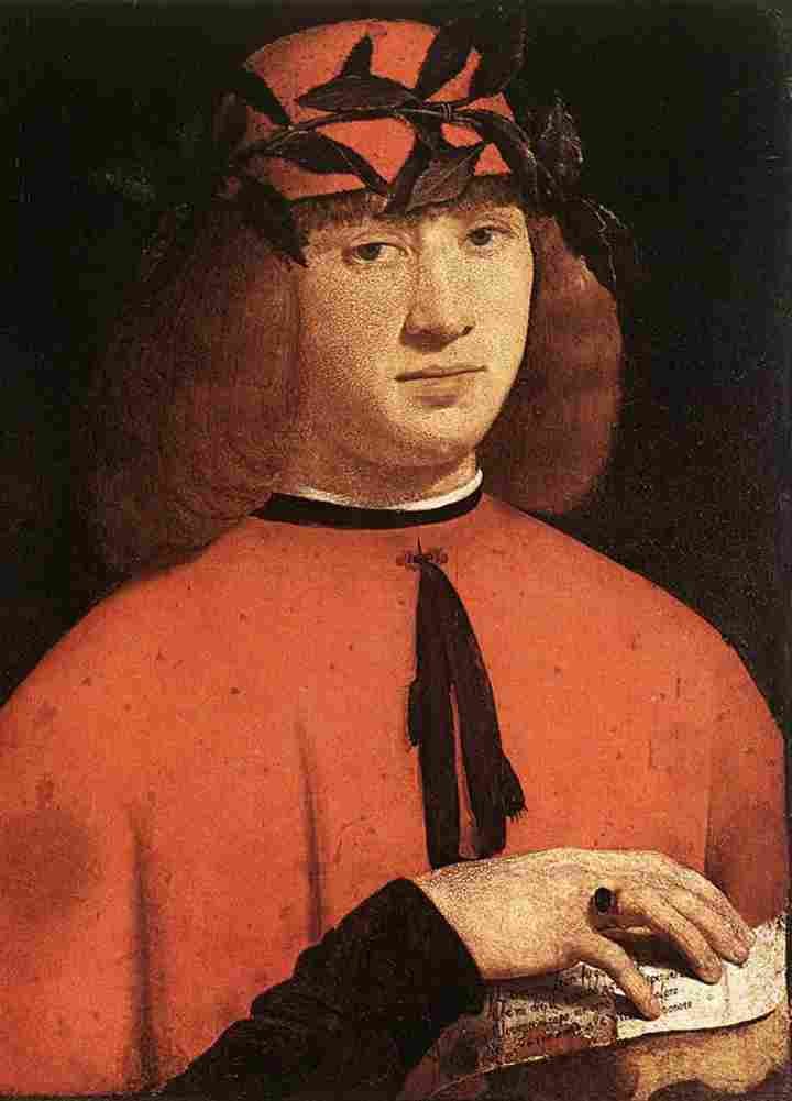 boltraffio portrait of gerolamo casio Art A4 Photo Print