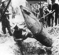 bomb disposal soldiers Vintage world war A4 Photo Print