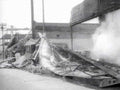 bomber wreckage hangar1980s 1990s A4 Photo Print