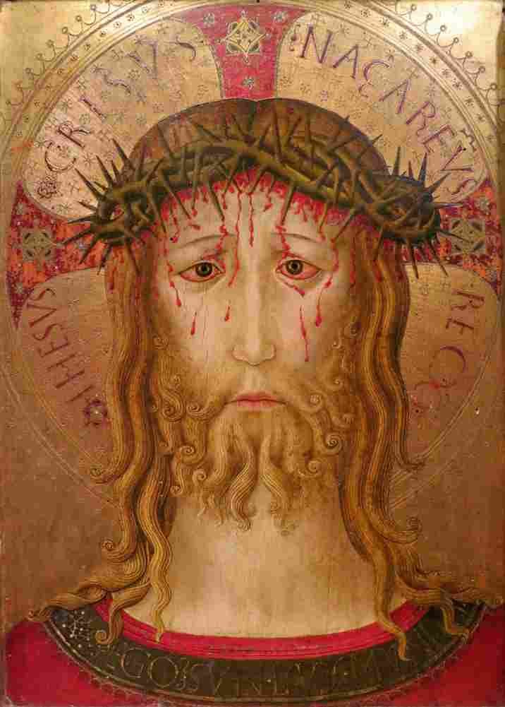 bonfigli christ crowned with thorns Art A4 Photo Print