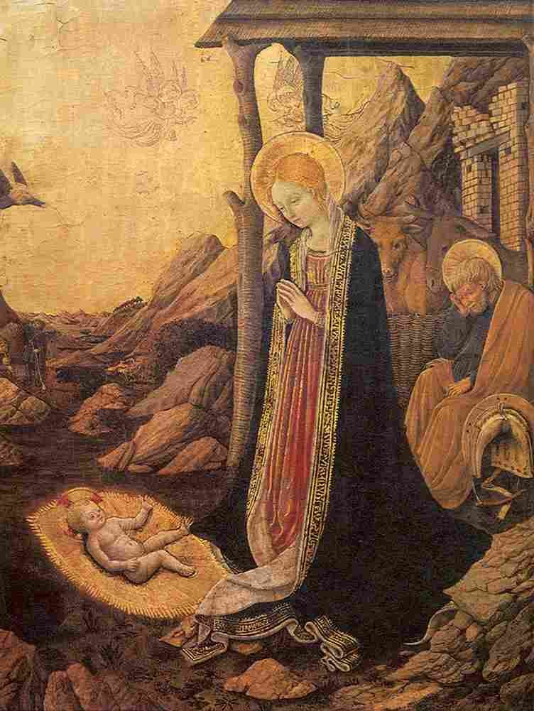 bonfigli madonna with the thumb Art A4 Photo Print
