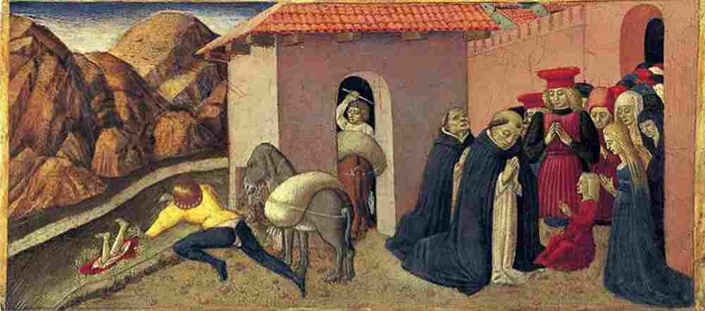 bonfigli miracle of saint peter martyr Art A4 Photo Print