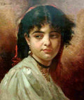 bonnat female head Art A4 Photo Print