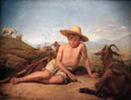 bonnat giotto keeping goats Art A4 Photo Print