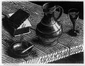 bookplate dr p h m travaglino mc escher 1940s A4 Photo Print