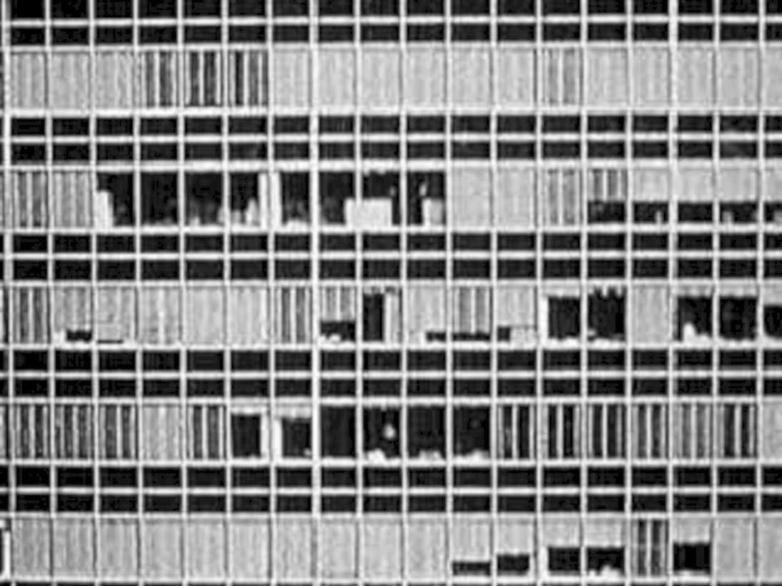 bookshelf grid library1980s 1990s A4 Photo Print