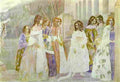 borisov musatov requiem Art A4 Photo Print