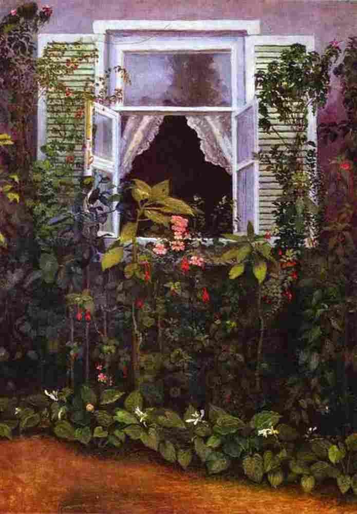 borisov musatov window Art A4 Photo Print