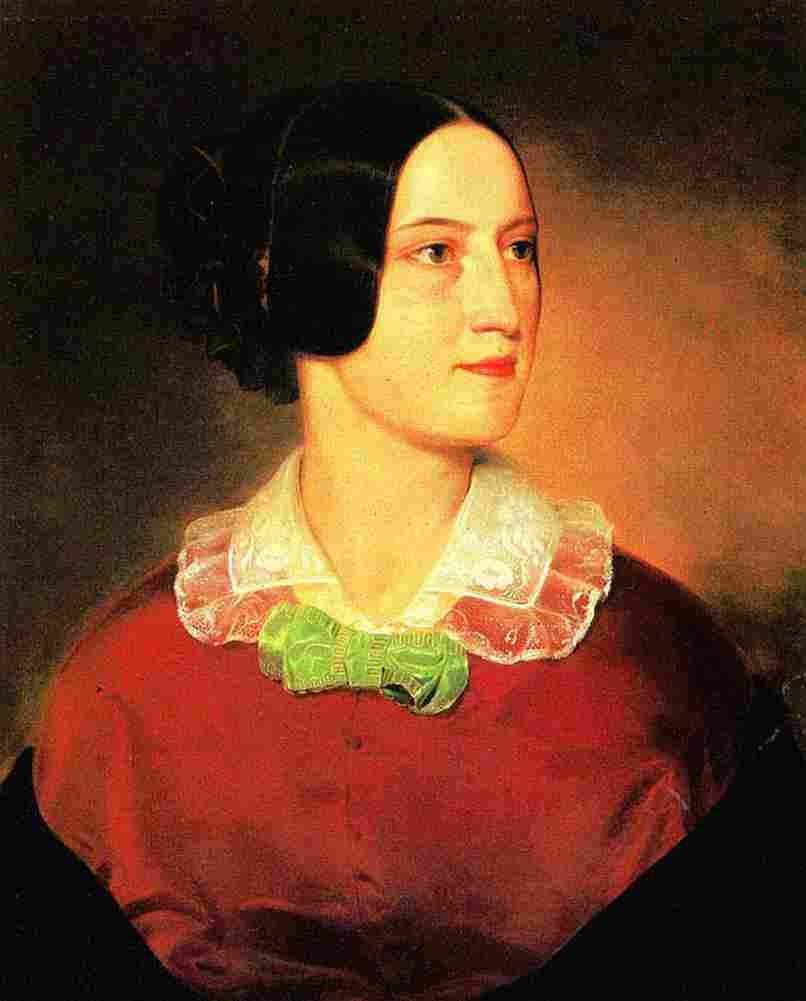 boros Woman with Lace Collar Art A4 Photo Print