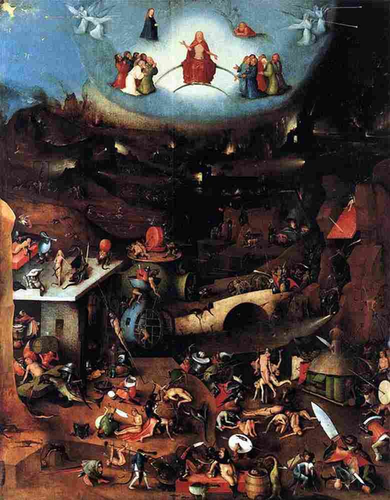 bosch Last Judgement Art A4 Photo Print