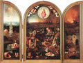 bosch Last Judgement Three Panels Art A4 Photo Print