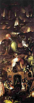 bosch Last Judgement right wing Art A4 Photo Print