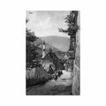 bosnia jajce street scene Vintage A4 Photo Print