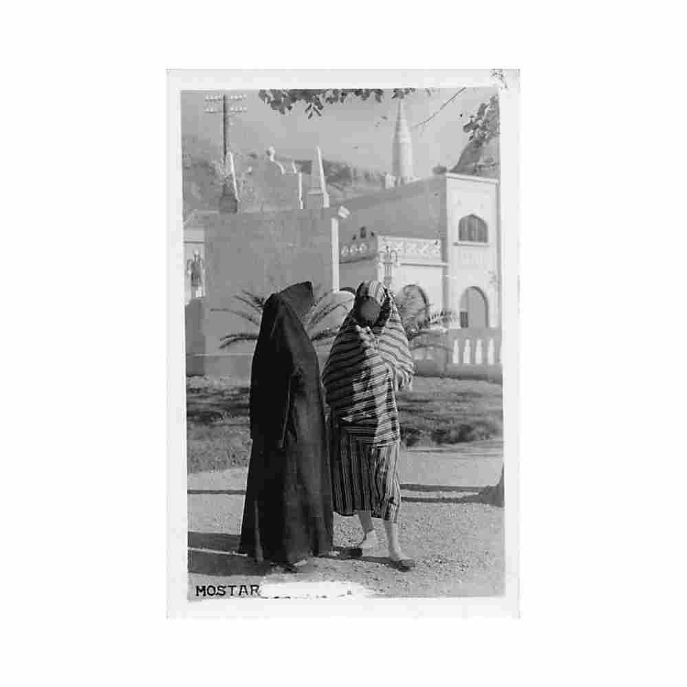 bosnia mostar muslim women Vintage A4 Photo Print