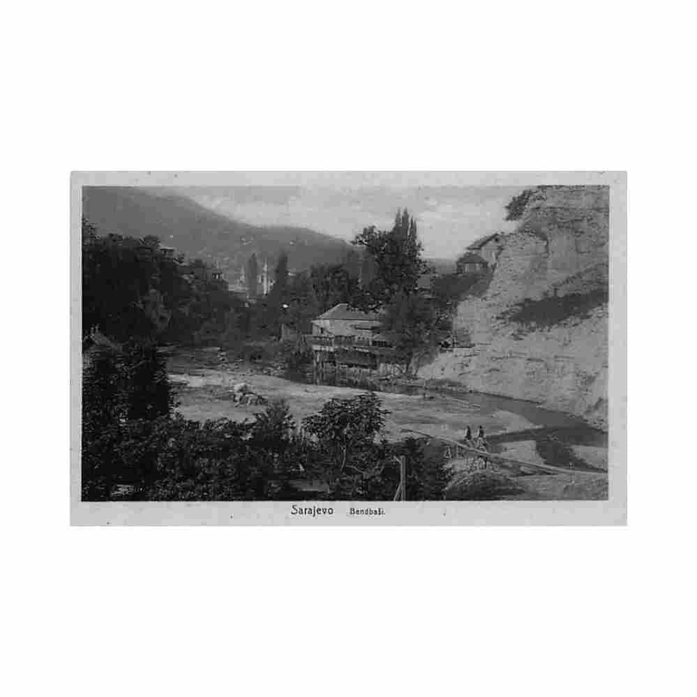 bosnia sarajevo bendbasi j studnicka Vintage A4 Photo Print