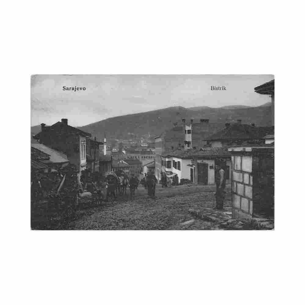 bosnia sarajevo bistrik district Vintage A4 Photo Print