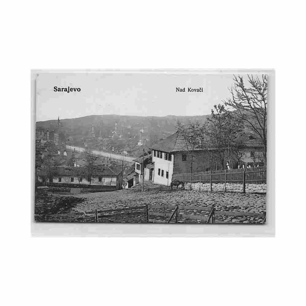bosnia sarajevo nad kovaci Vintage A4 Photo Print