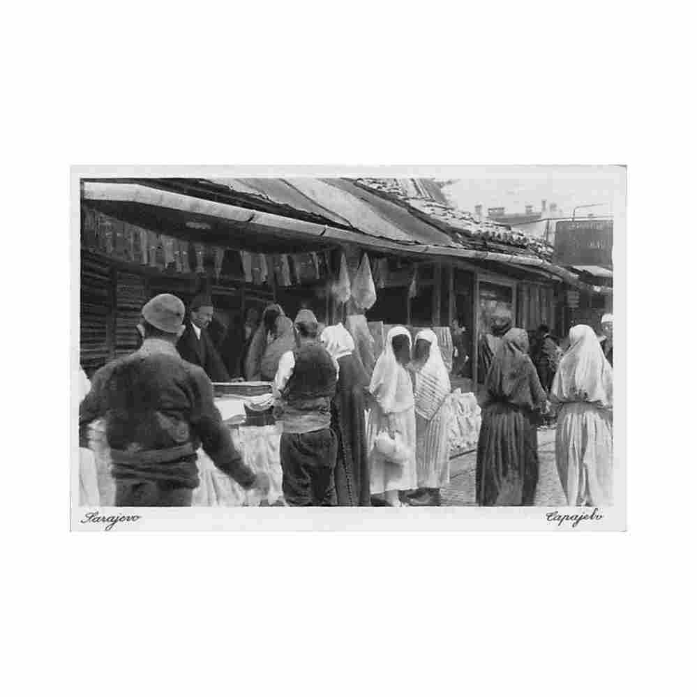 bosnia sarajevo the bazaar hamdija kopcic 36 Vintage A4 Photo Print