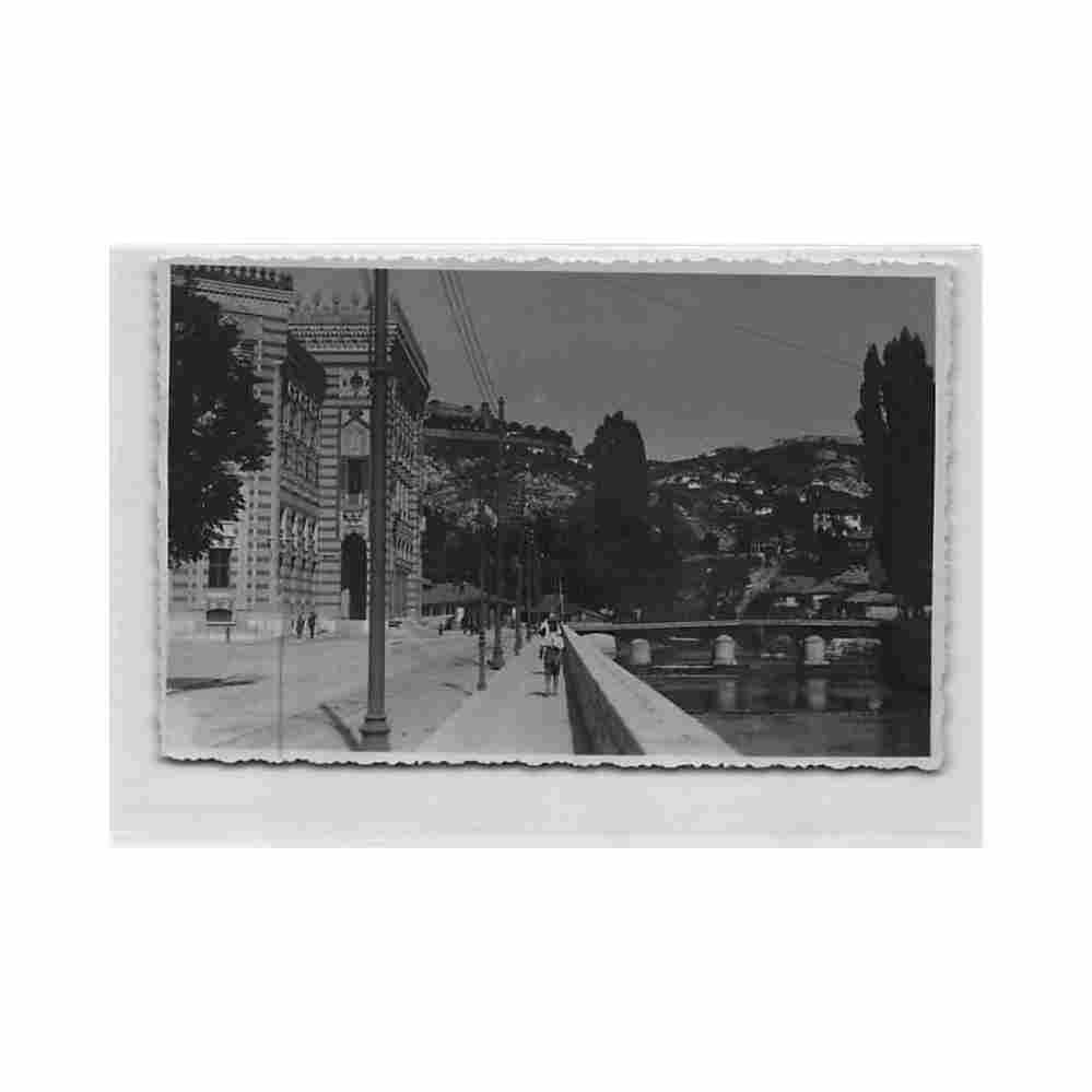 bosnia sarajevo the town hall Vintage A4 Photo Print