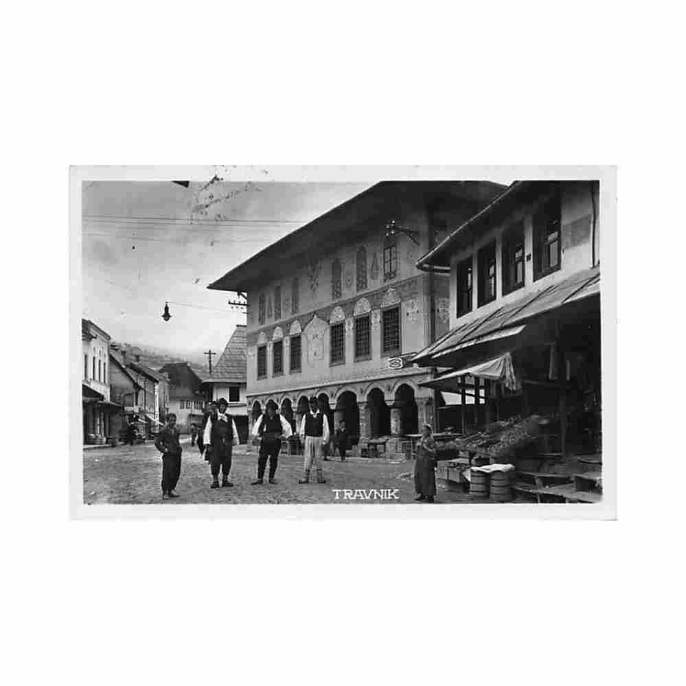 bosnia travnik suleimania mosque Vintage A4 Photo Print