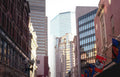 boston christmas street Vintage A4 Photo Print