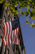 boston flag autumn 1980s 1990s A4 Photo Print