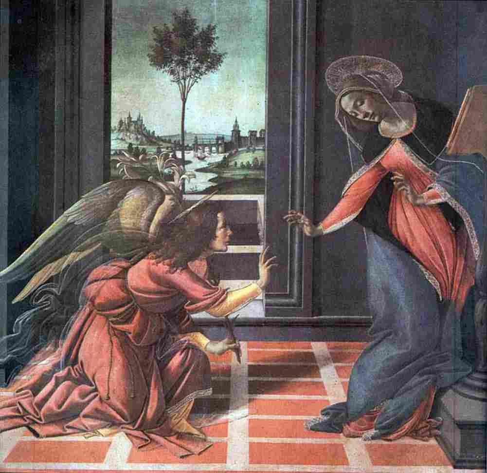 bot Cestello Annunciation Art A4 Photo Print