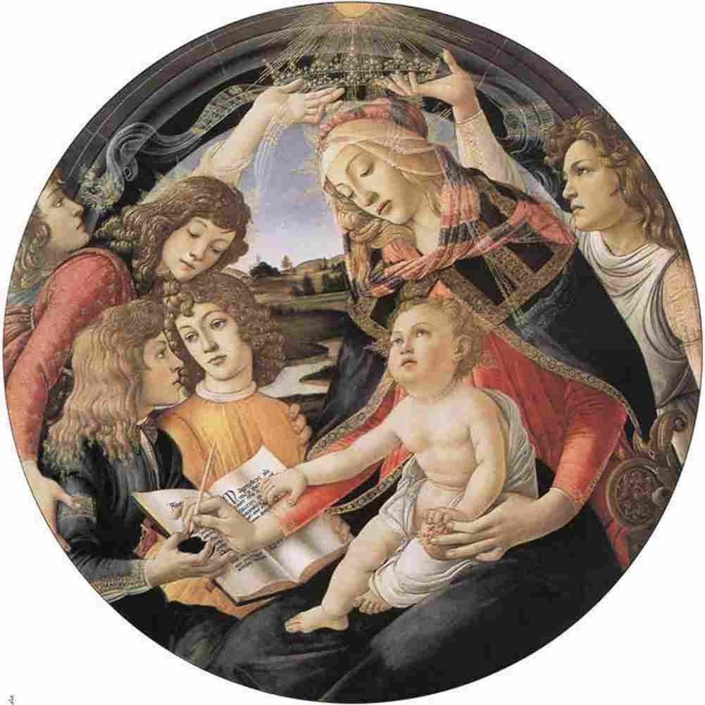 bot Madonna of the Magnificat Art A4 Photo Print
