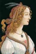 bot Portrait of a Young Woman Art A4 Photo Print