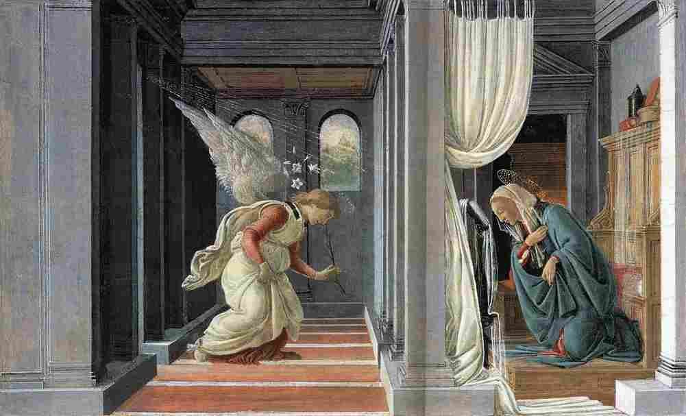 bot The Annunciation Art A4 Photo Print