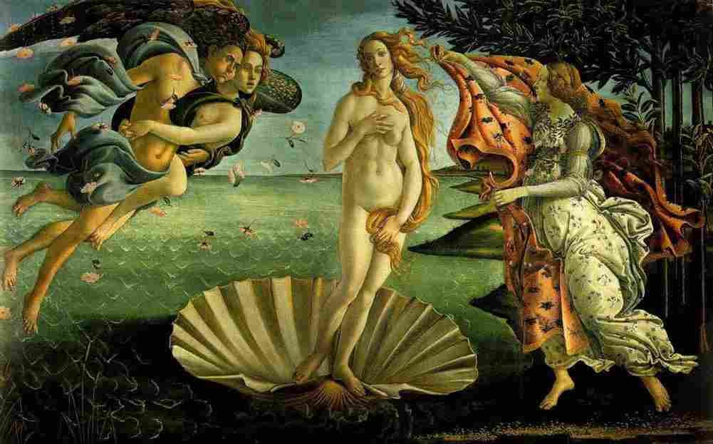 bot The Birth of Venus Art A4 Photo Print