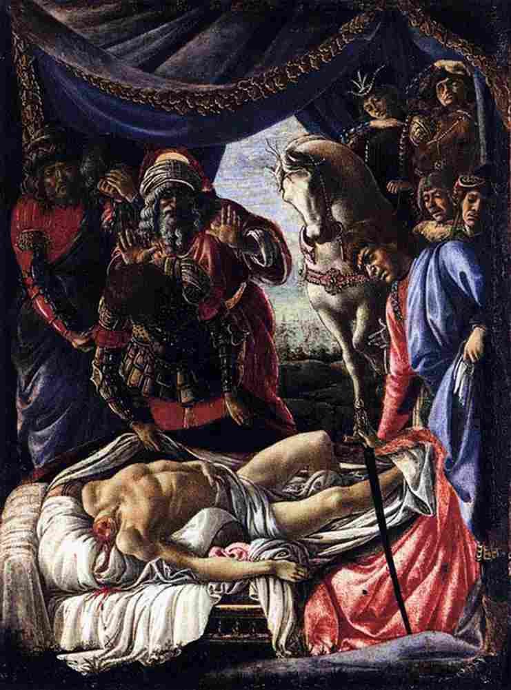 bot The Discovery of the Murder of Holofernes Art A4 Photo Print