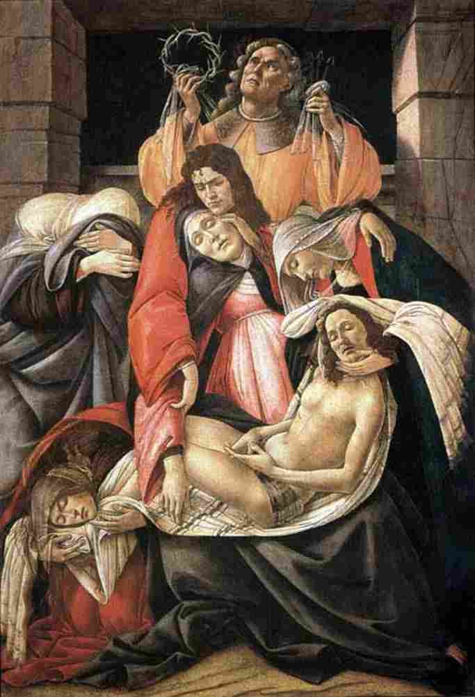 bot The Lamentation Art A4 Photo Print