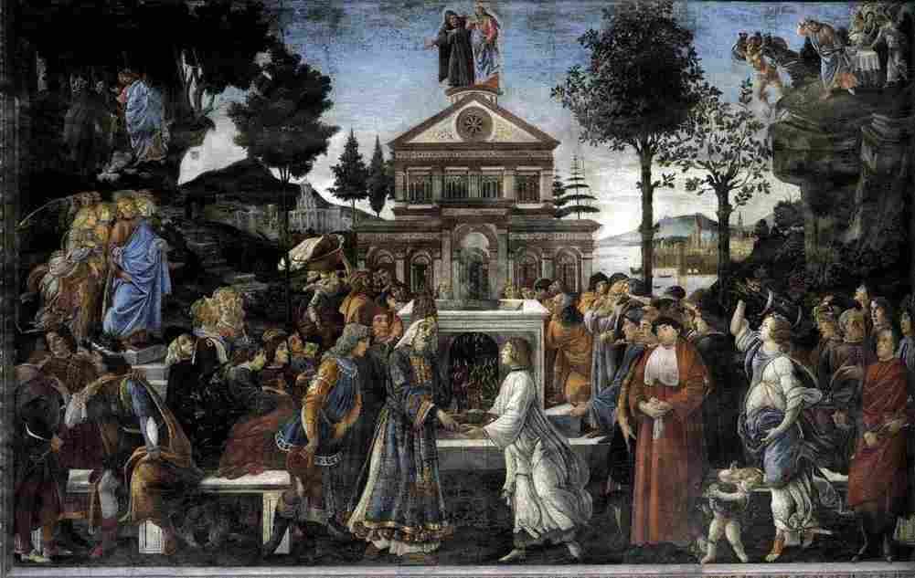 bot Three Temptations of Christ Art A4 Photo Print