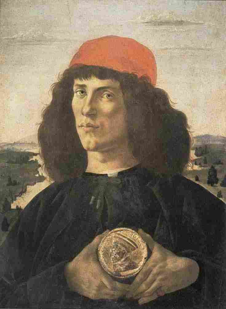 bot Young Man with a Medal Art A4 Photo Print